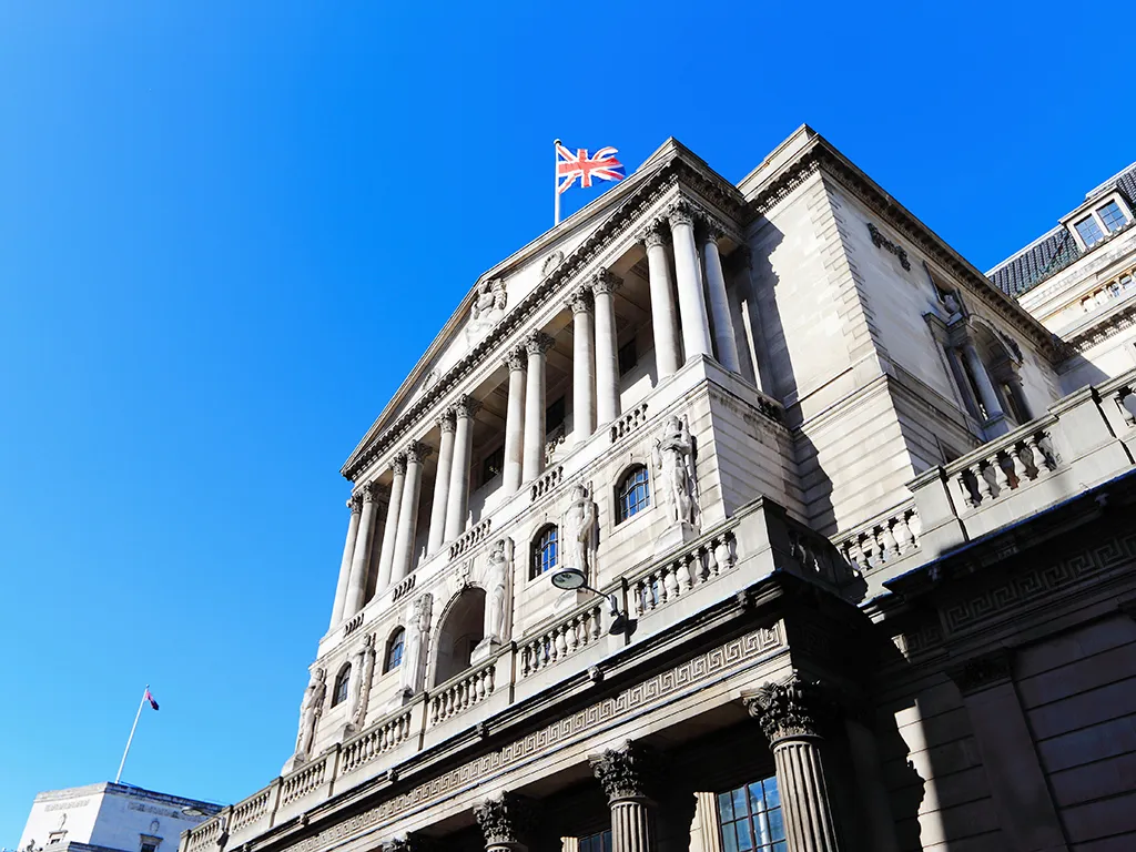 The Bank of England on Threadneedle Street